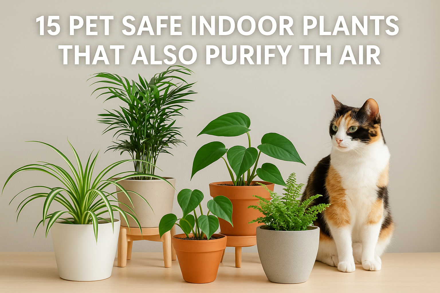 15 Pet Safe Indoor Plants That Also Purify the Air