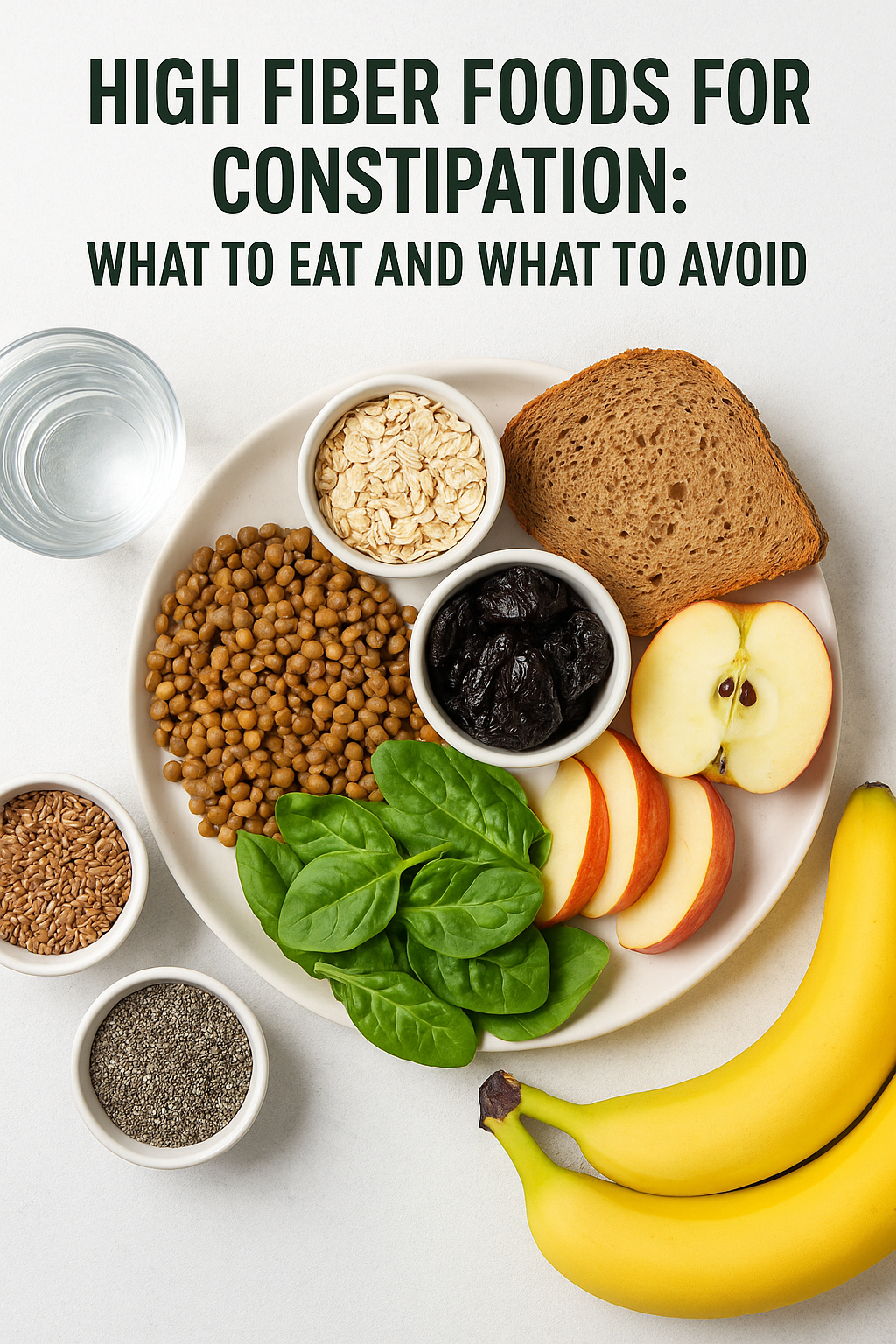 High Fiber Foods for Constipation: What to Eat and What to Avoid