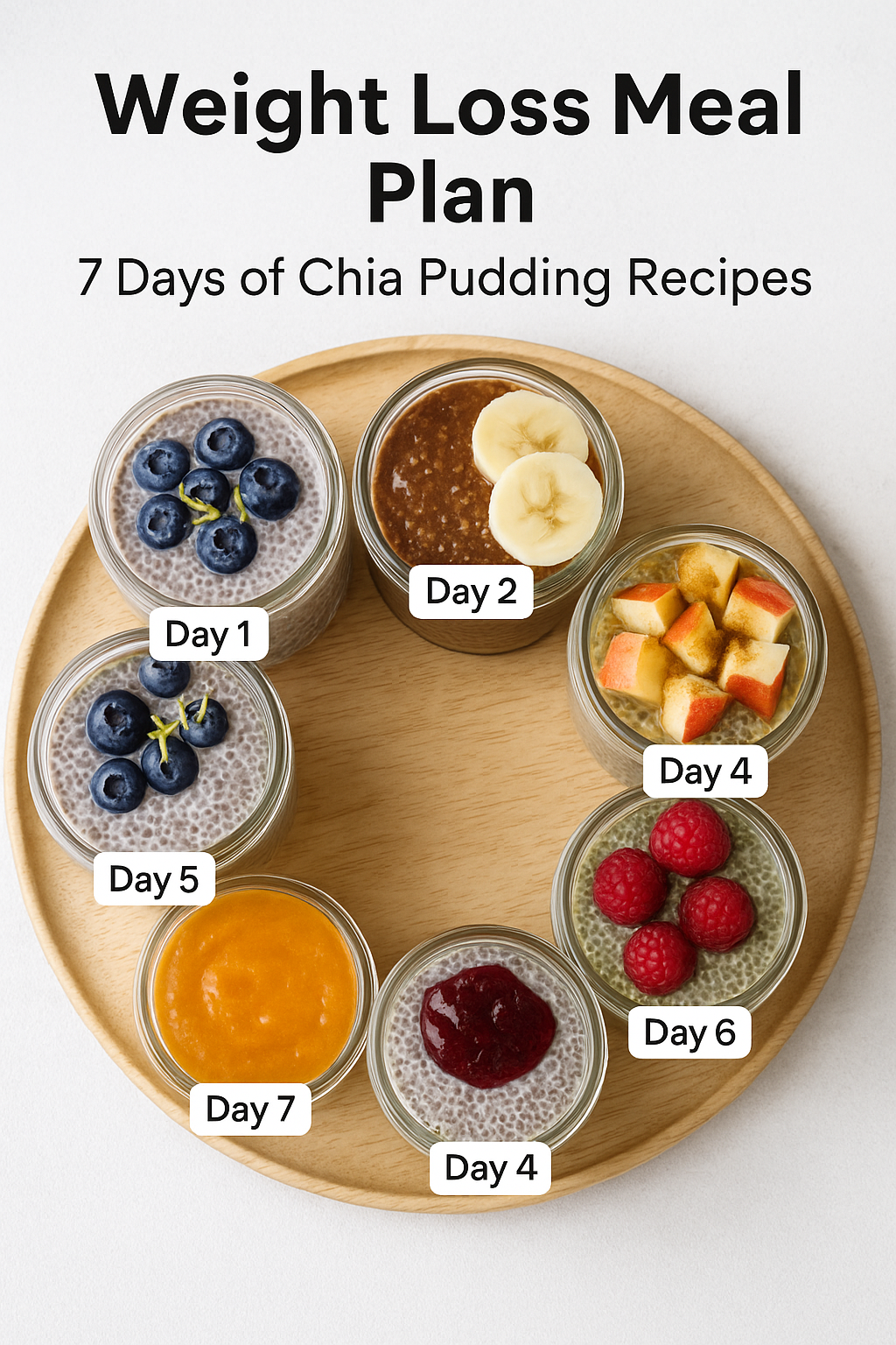 Weight Loss Meal Plan: 7 Days of Chia Pudding Recipes