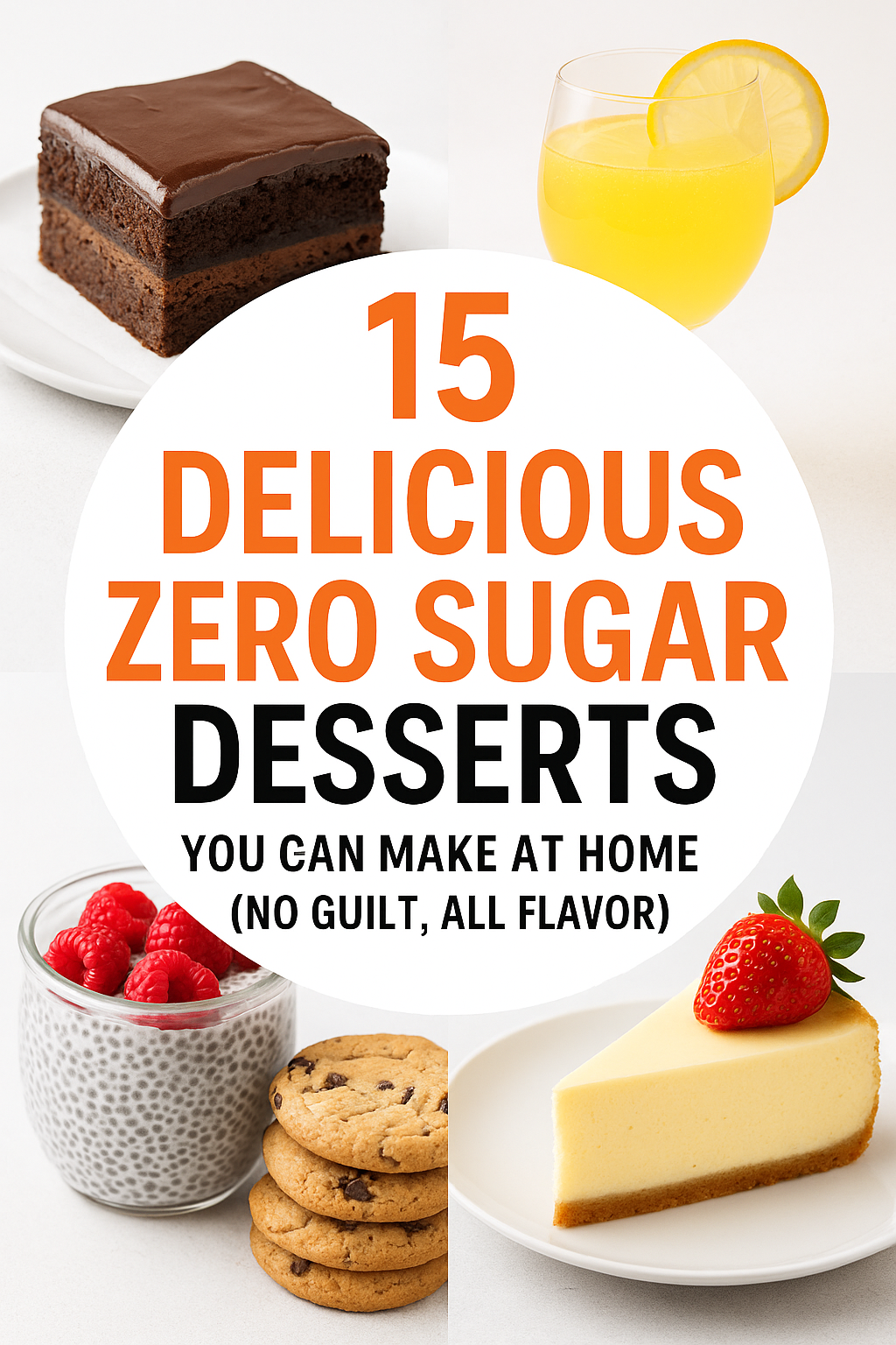 15 Delicious Zero Sugar Desserts You Can Make at Home (No Guilt, All Flavor!)