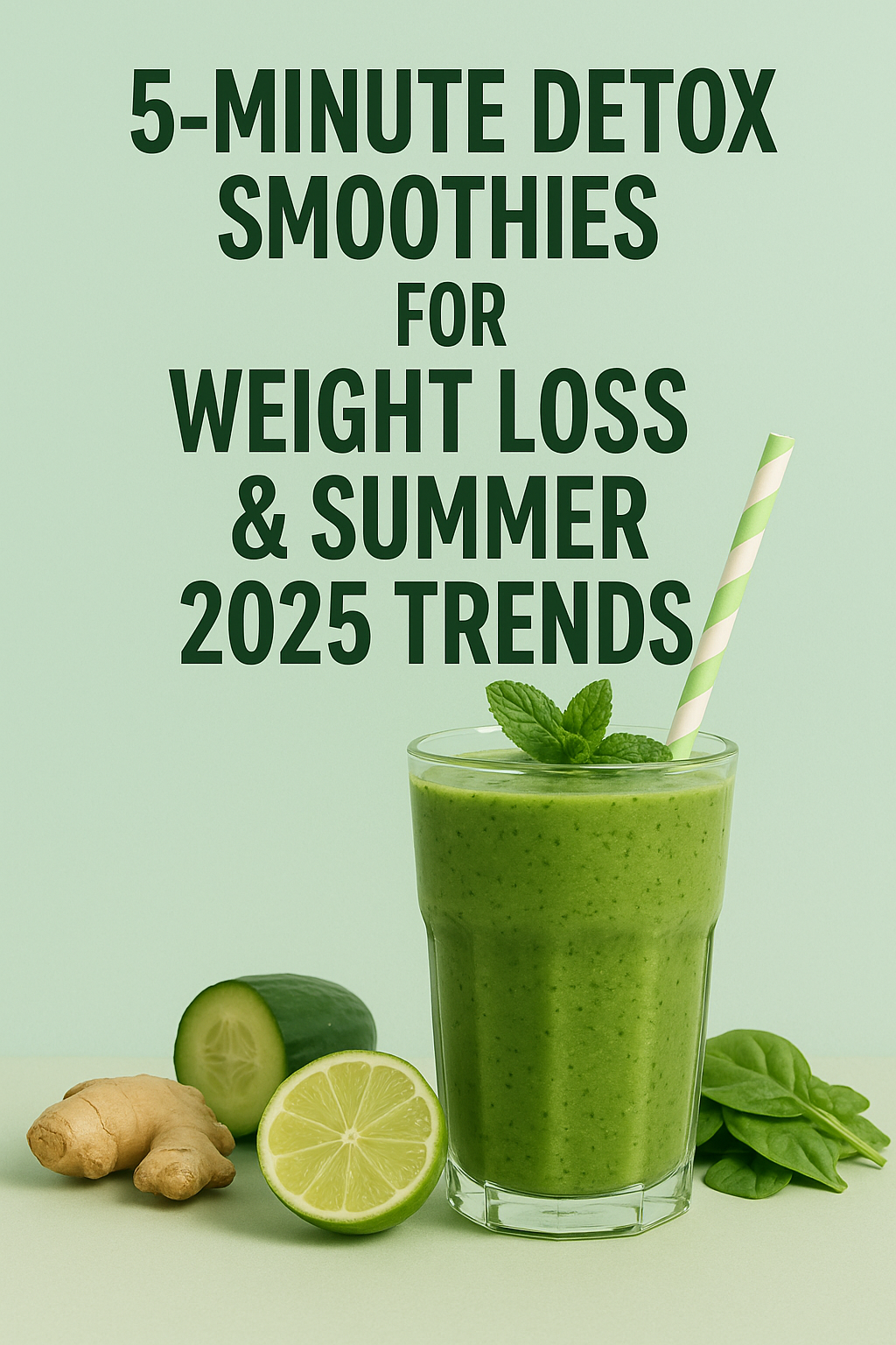 5-Minute Detox Smoothies for Weight Loss & Summer 2025 Trends