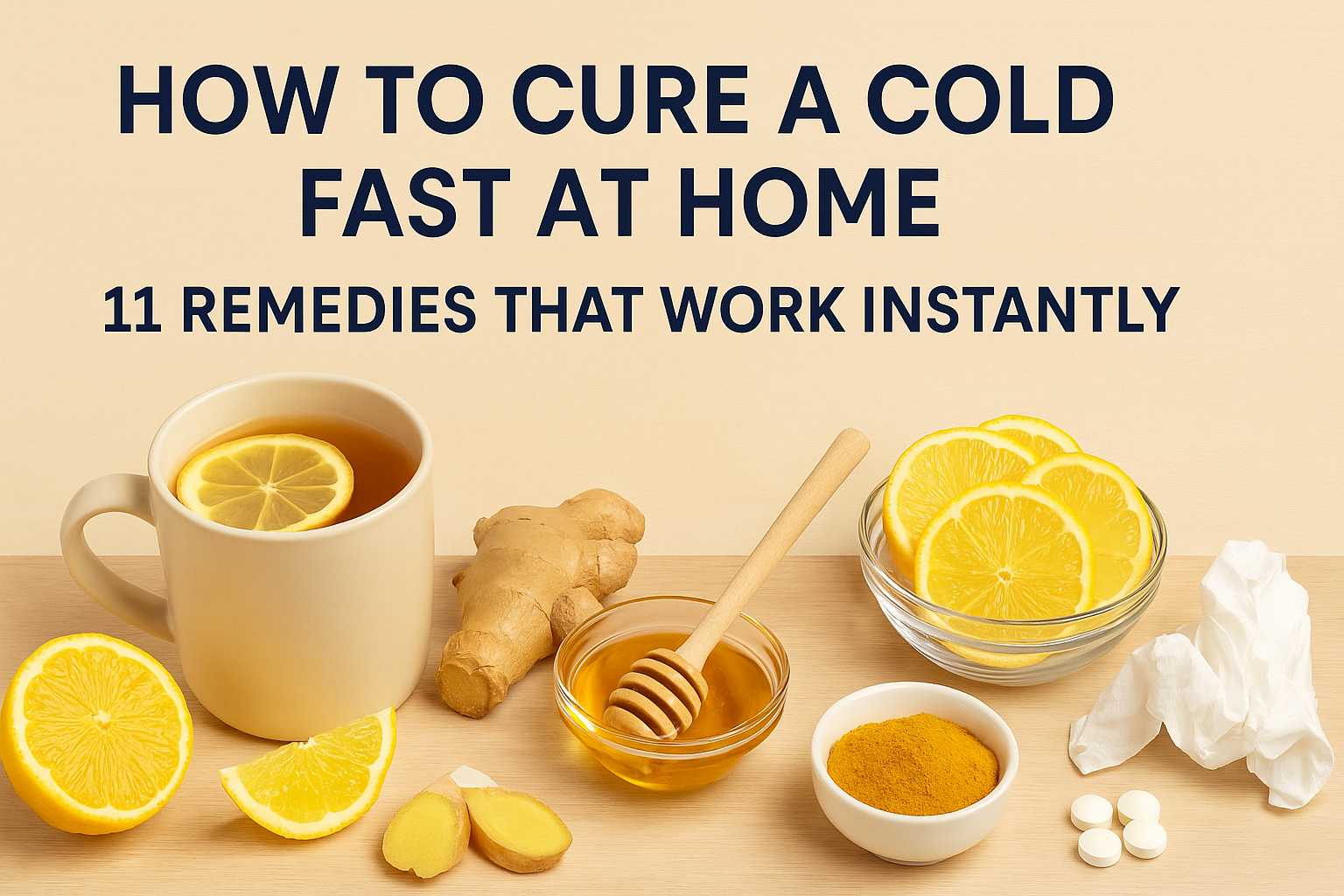 How to Cure a Cold Fast at Home: 11 Remedies That Work Instantly