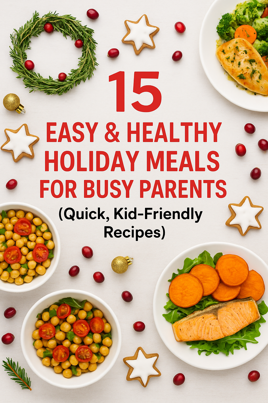 15 Easy & Healthy Holiday Meals for Busy Parents (Quick, Kid-Friendly Recipes)
