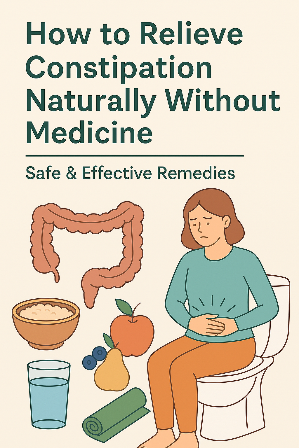 How to Relieve Constipation Naturally Without Medicine – Safe & Effective Remedies
