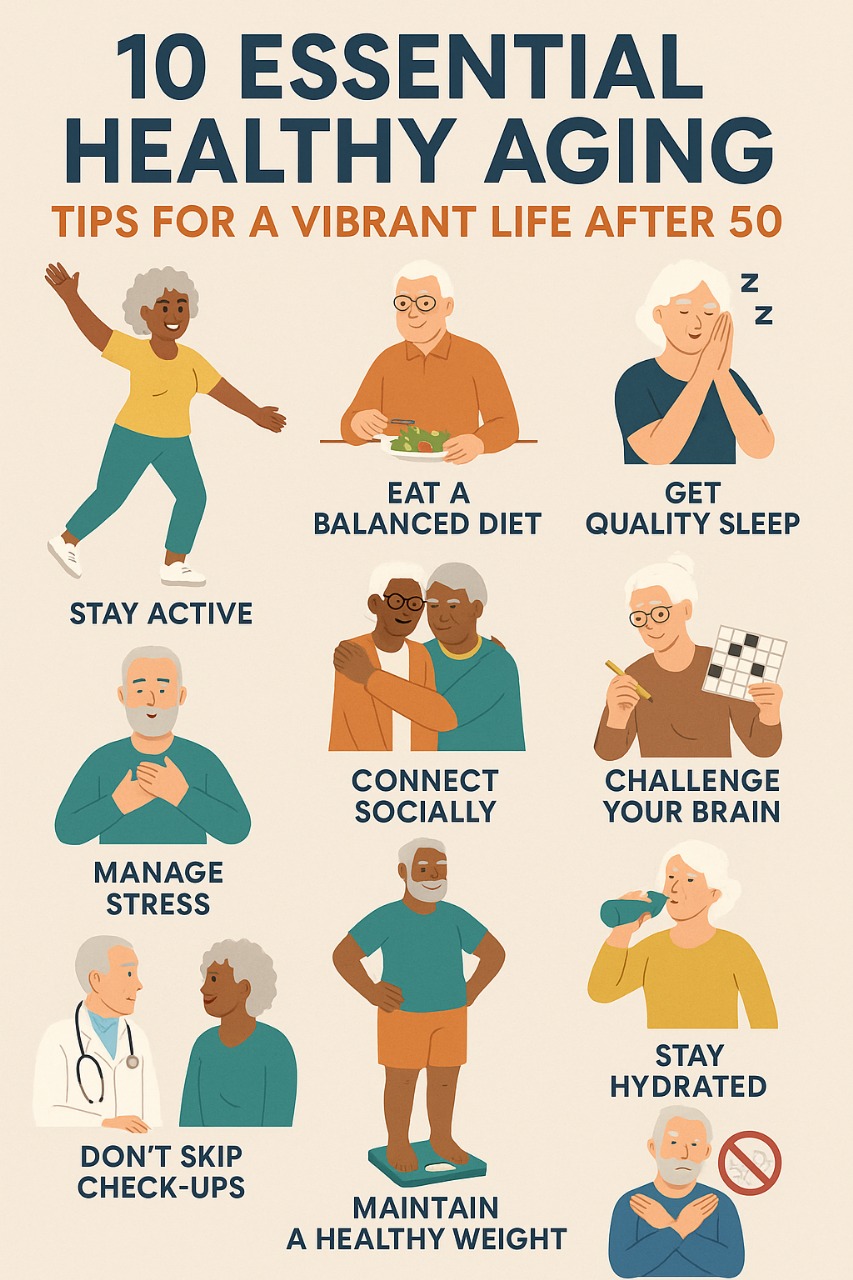 10 Essential Healthy Aging Tips for a Vibrant Life After 50