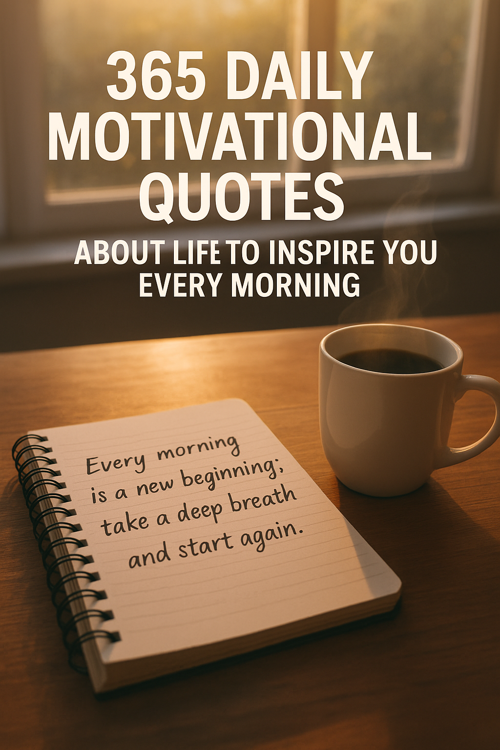 365 Daily Motivational Quotes About Life to Inspire You Every Morning