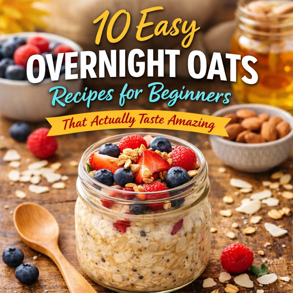 Easy Overnight Oats Recipes for Beginners That Actually Taste Amazing
