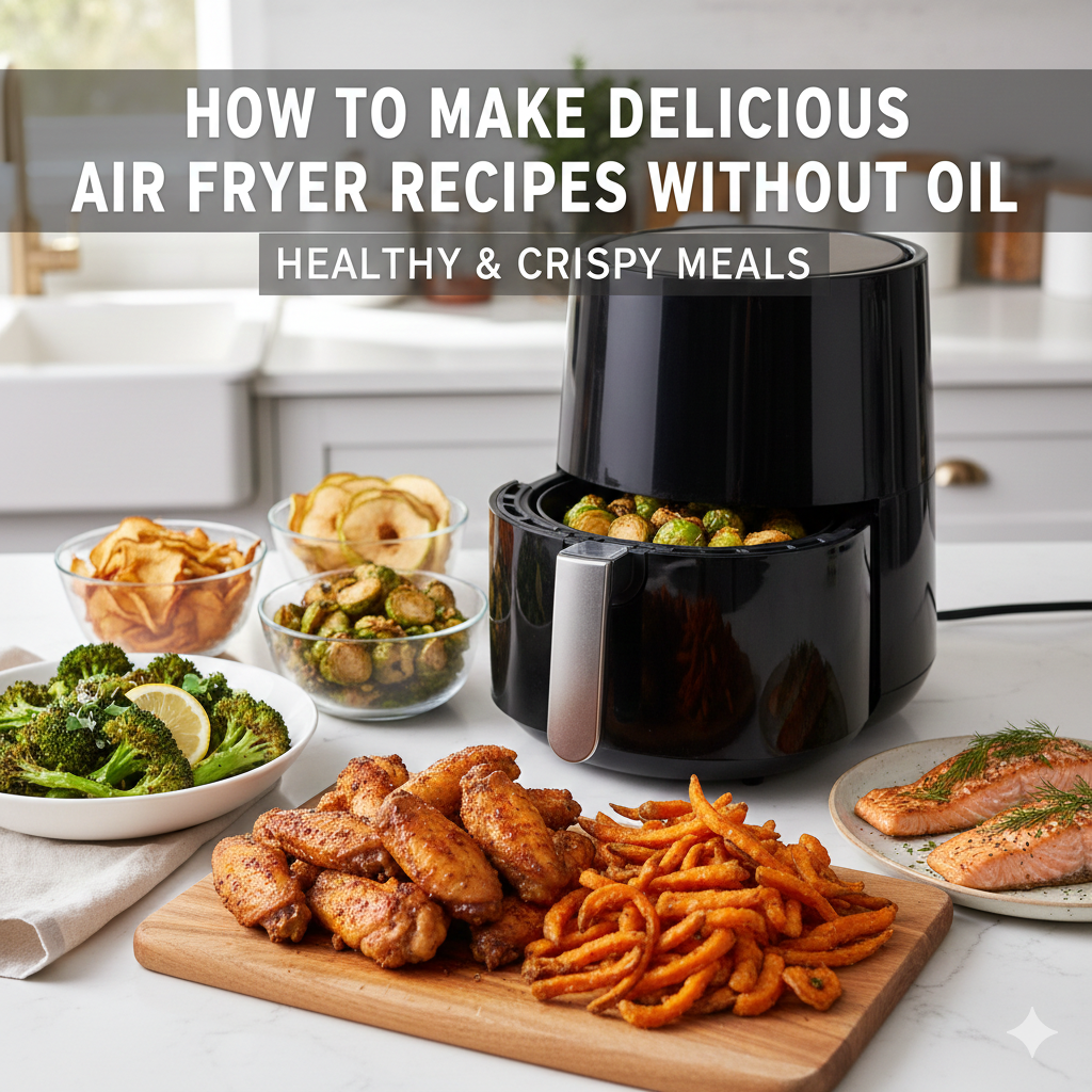 How to Make Delicious Air Fryer Recipes Without Oil: Healthy & Crispy Meals