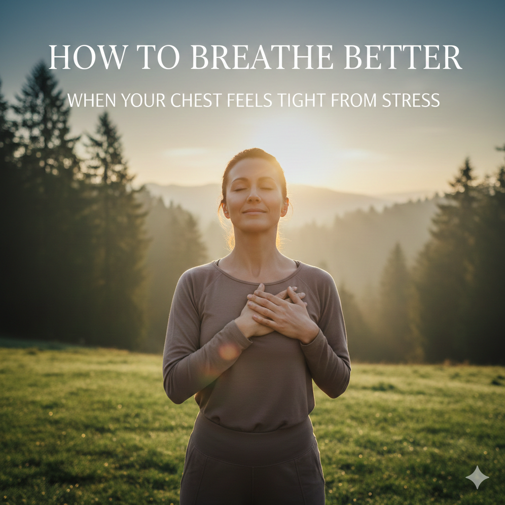 How to Breathe Better When Your Chest Feels Tight from Stress