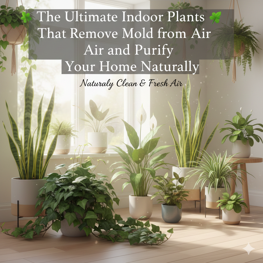 The Ultimate Indoor Plants That Remove Mold from Air and Purify Home Naturally