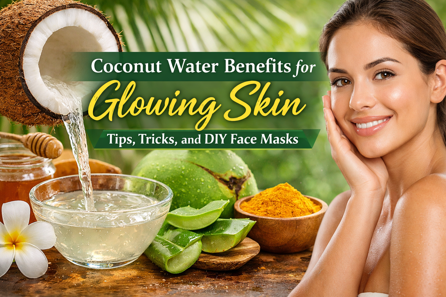 Coconut Water Benefits for Glowing Skin: Tips, Tricks, and DIY Face Masks
