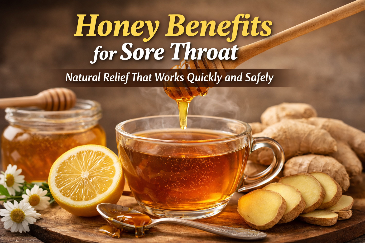 Honey Benefits for Sore Throat: Natural Relief That Works Quickly and Safely