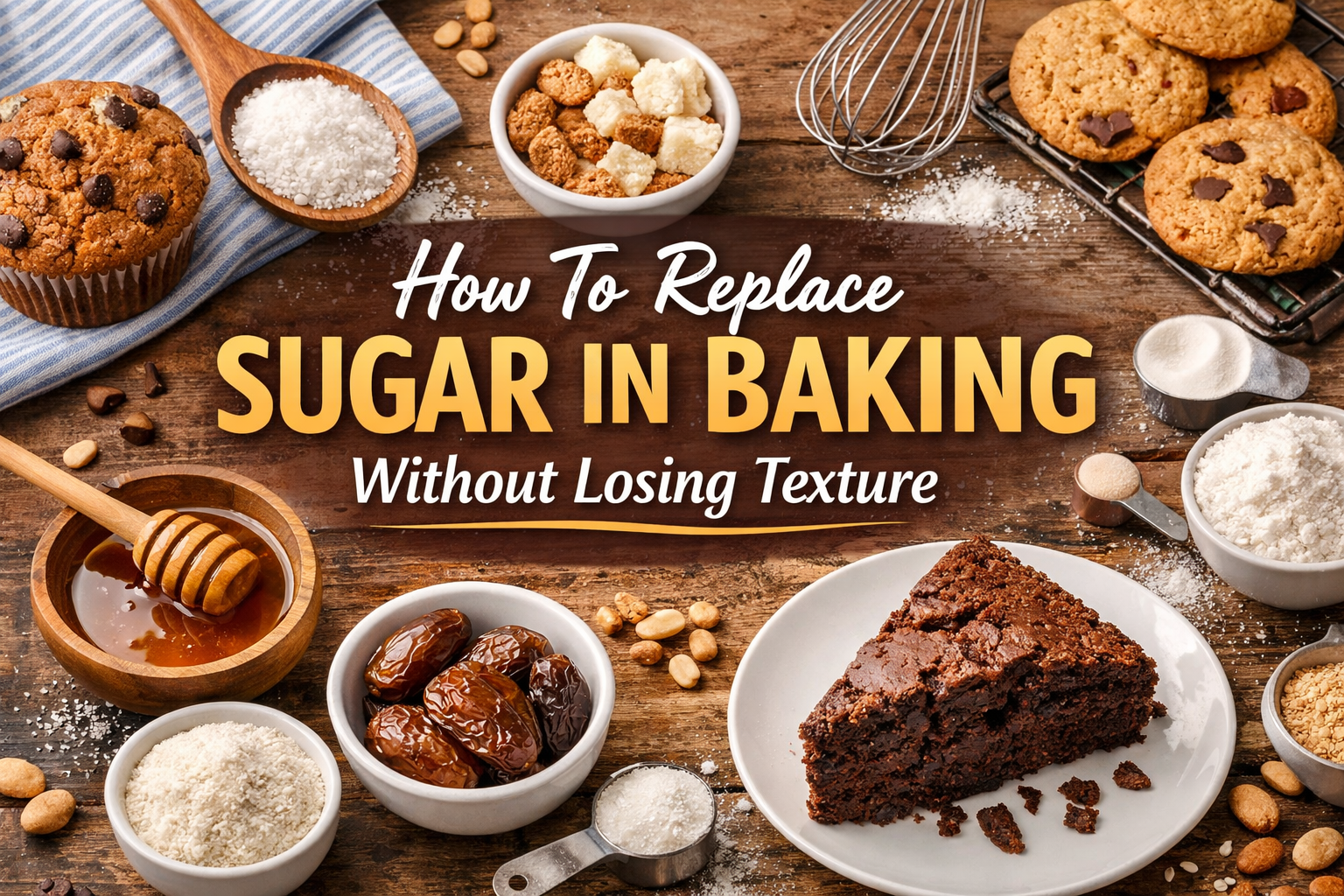 How To Replace Sugar In Baking Without Losing Texture