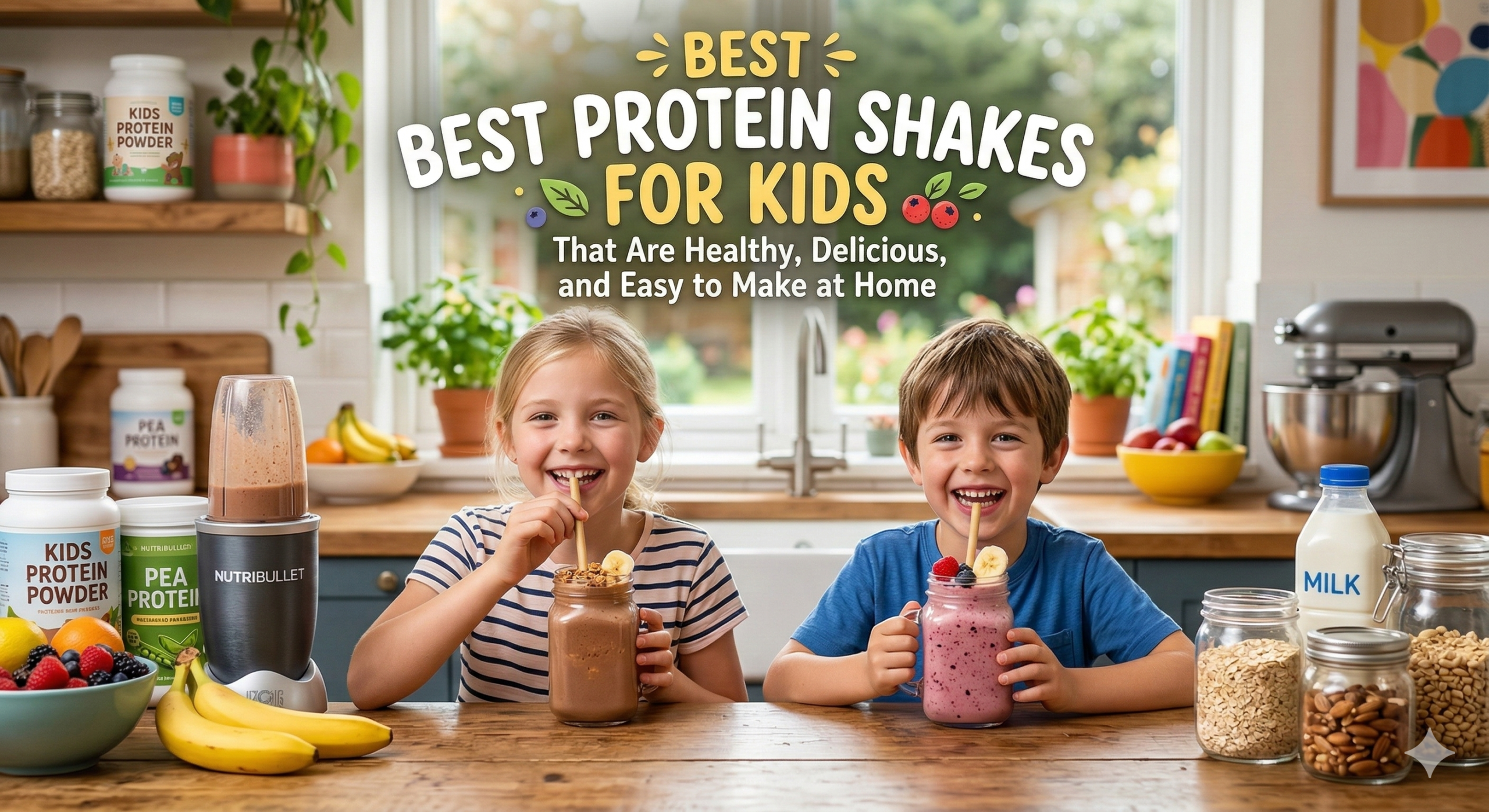 Best Protein Shakes for Kids That Are Healthy, Delicious, and Easy to Make at Home