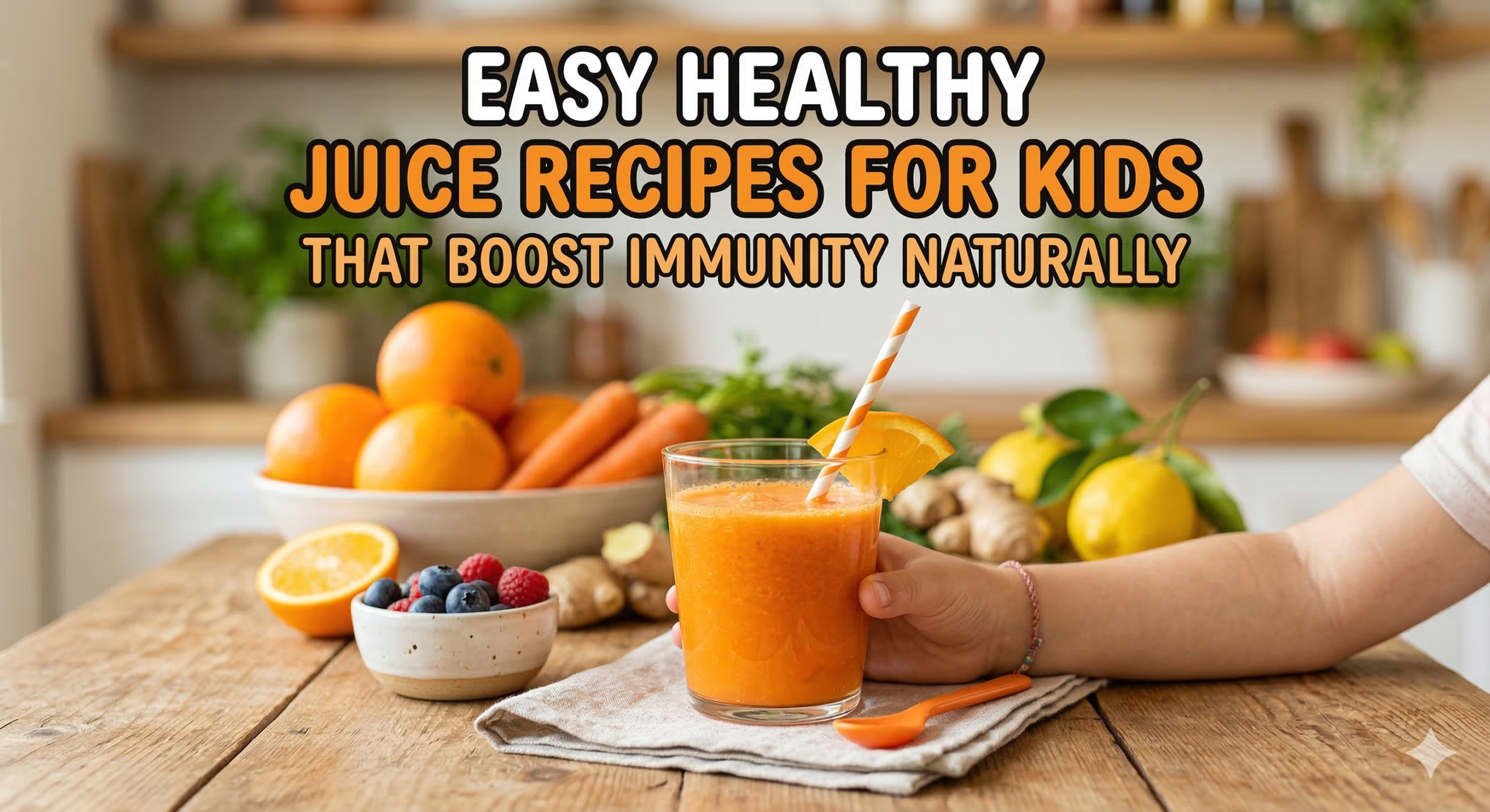 Easy Healthy Juice Recipes for Kids That Boost Immunity Naturally