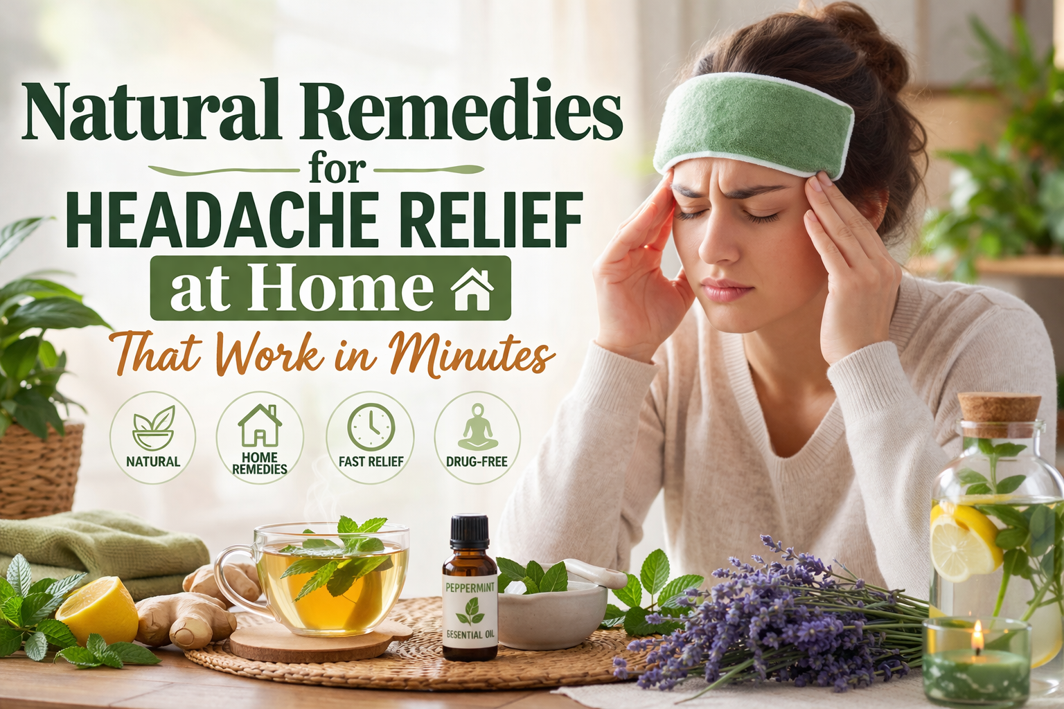 Natural Remedies for Headache Relief at Home That Work in Minutes