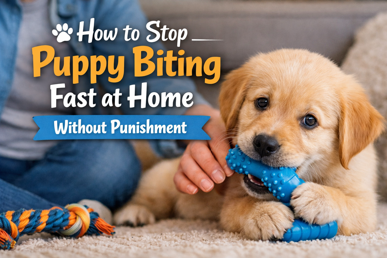 How to Stop Puppy Biting Fast at Home Without Punishment