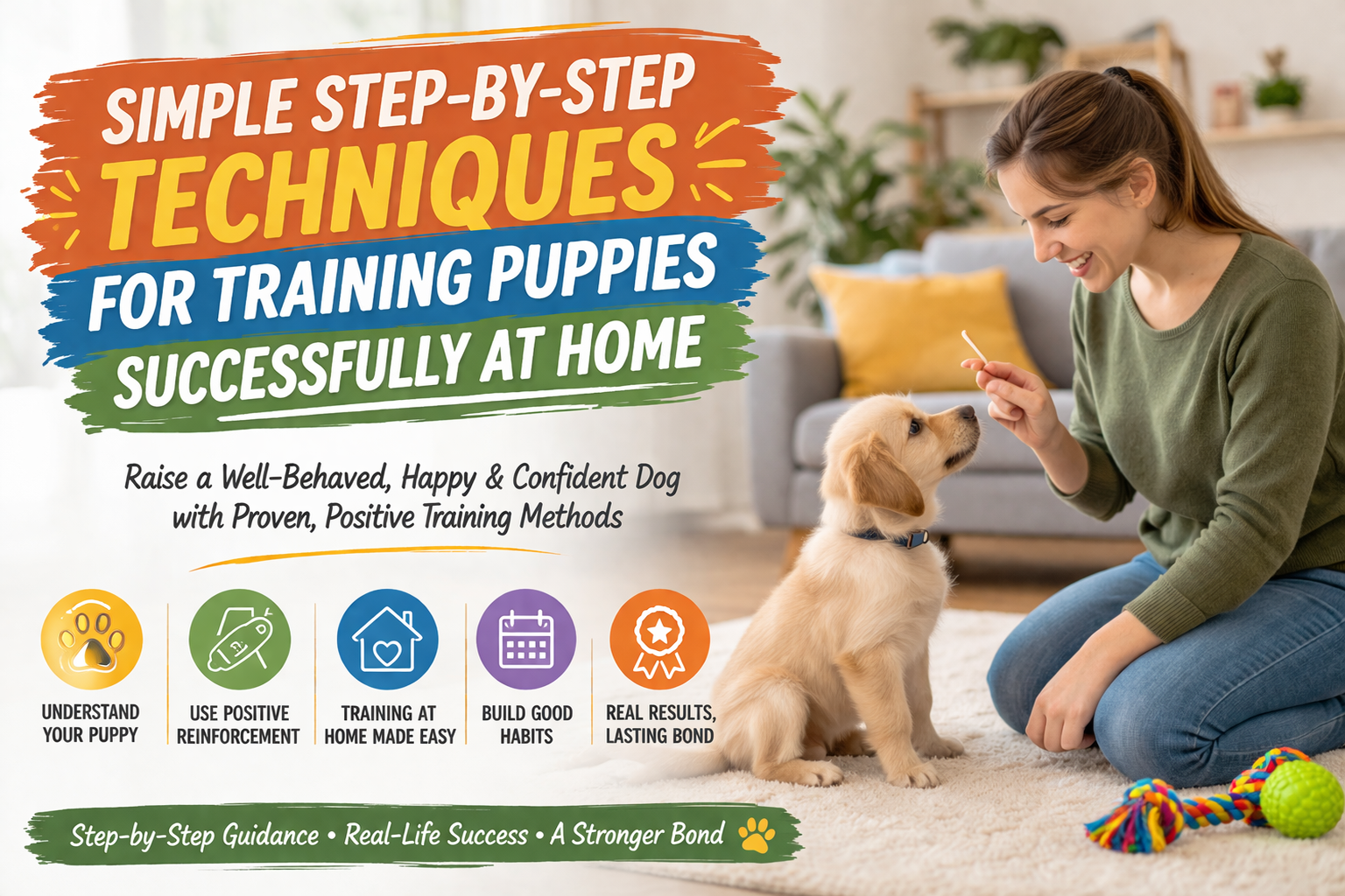 Simple step-by-step techniques for training puppies successfully at home