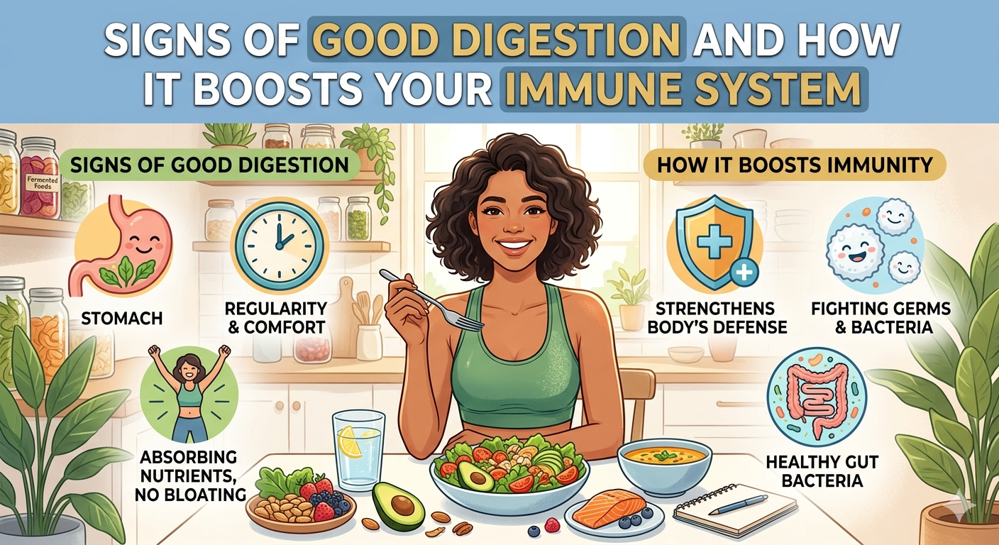 Signs of Good Digestion and How It Boosts Your Immune System
