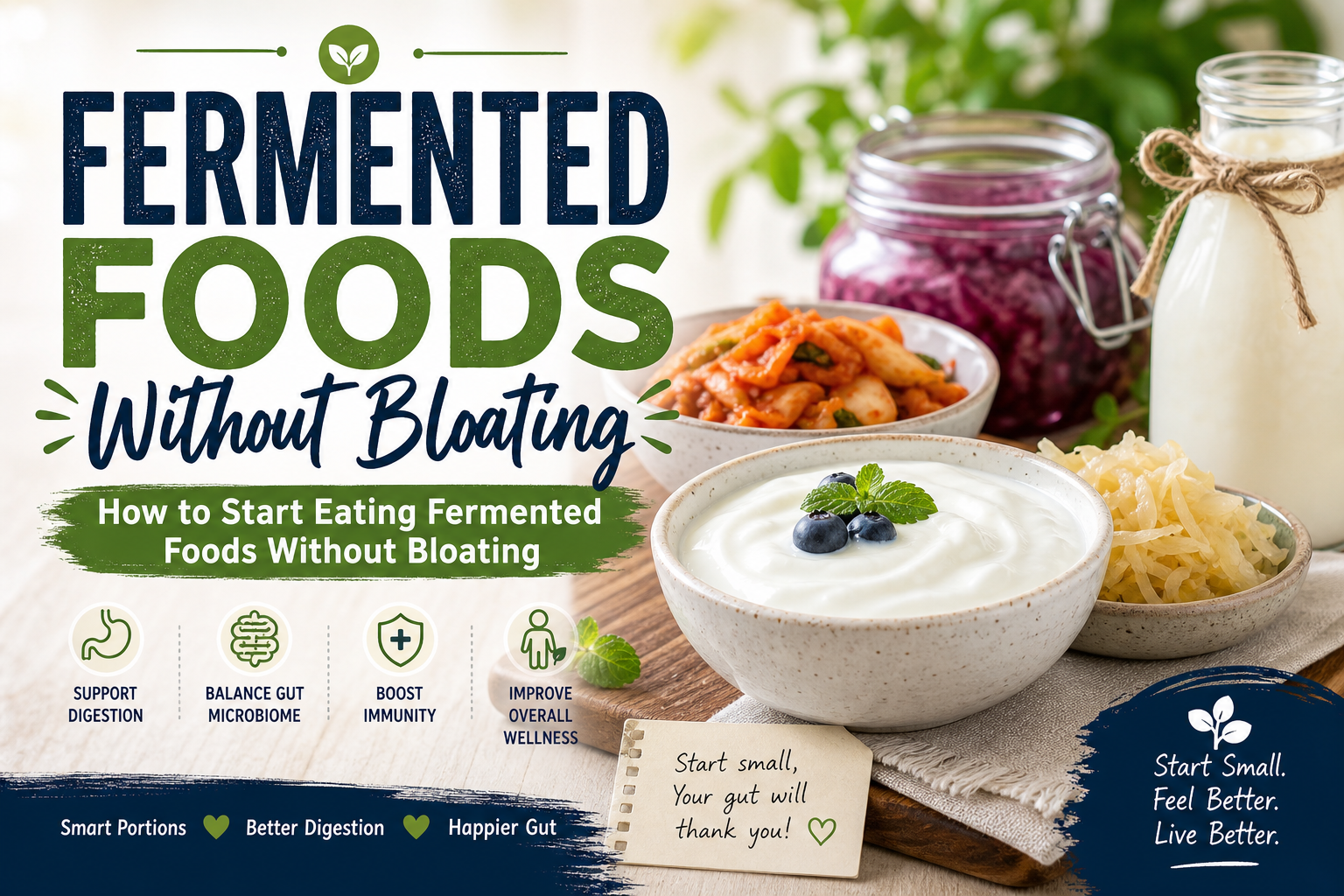 How to Start Eating Fermented Foods Without Bloating