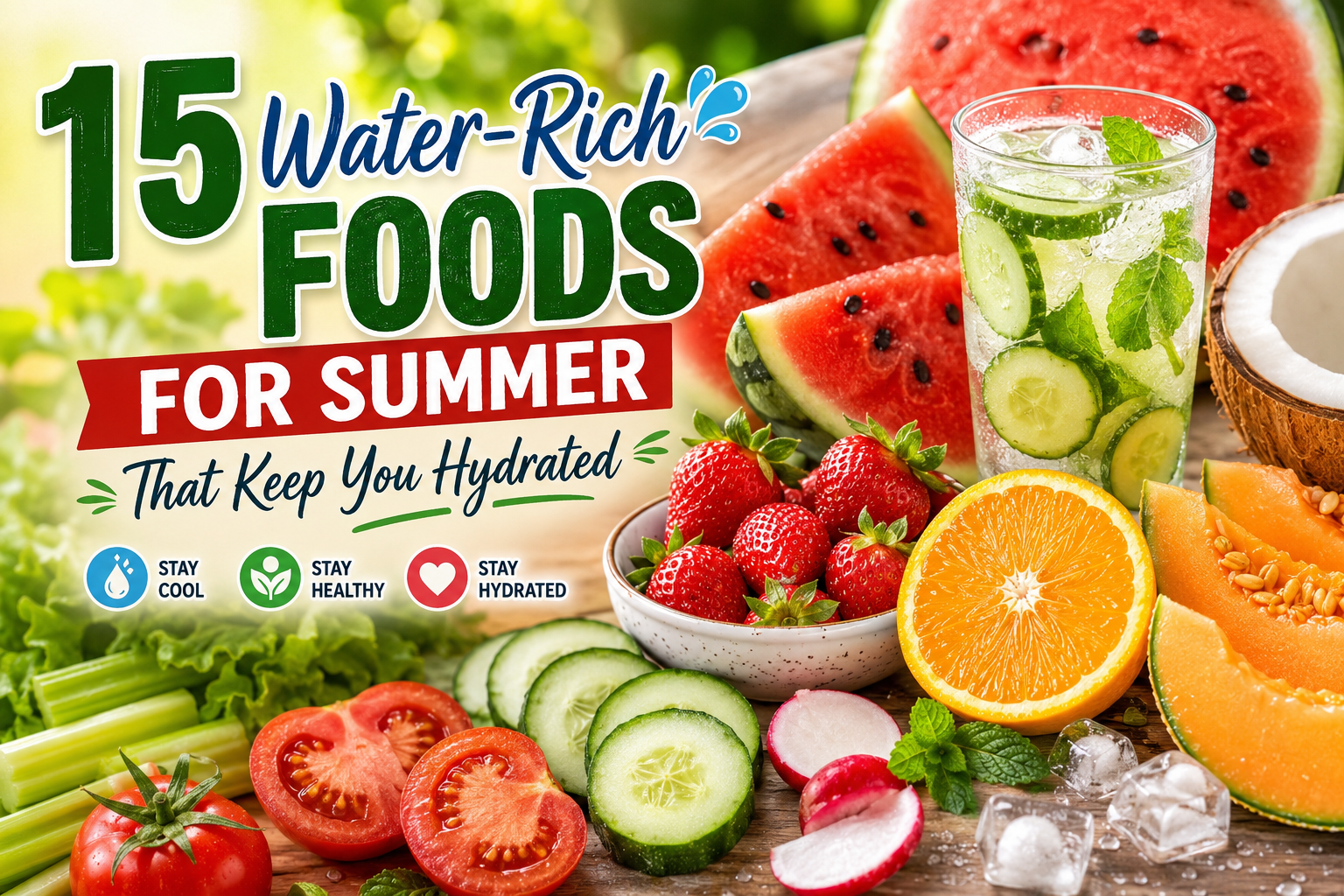 15 Water-Rich Foods for Summer That Keep You Hydrated