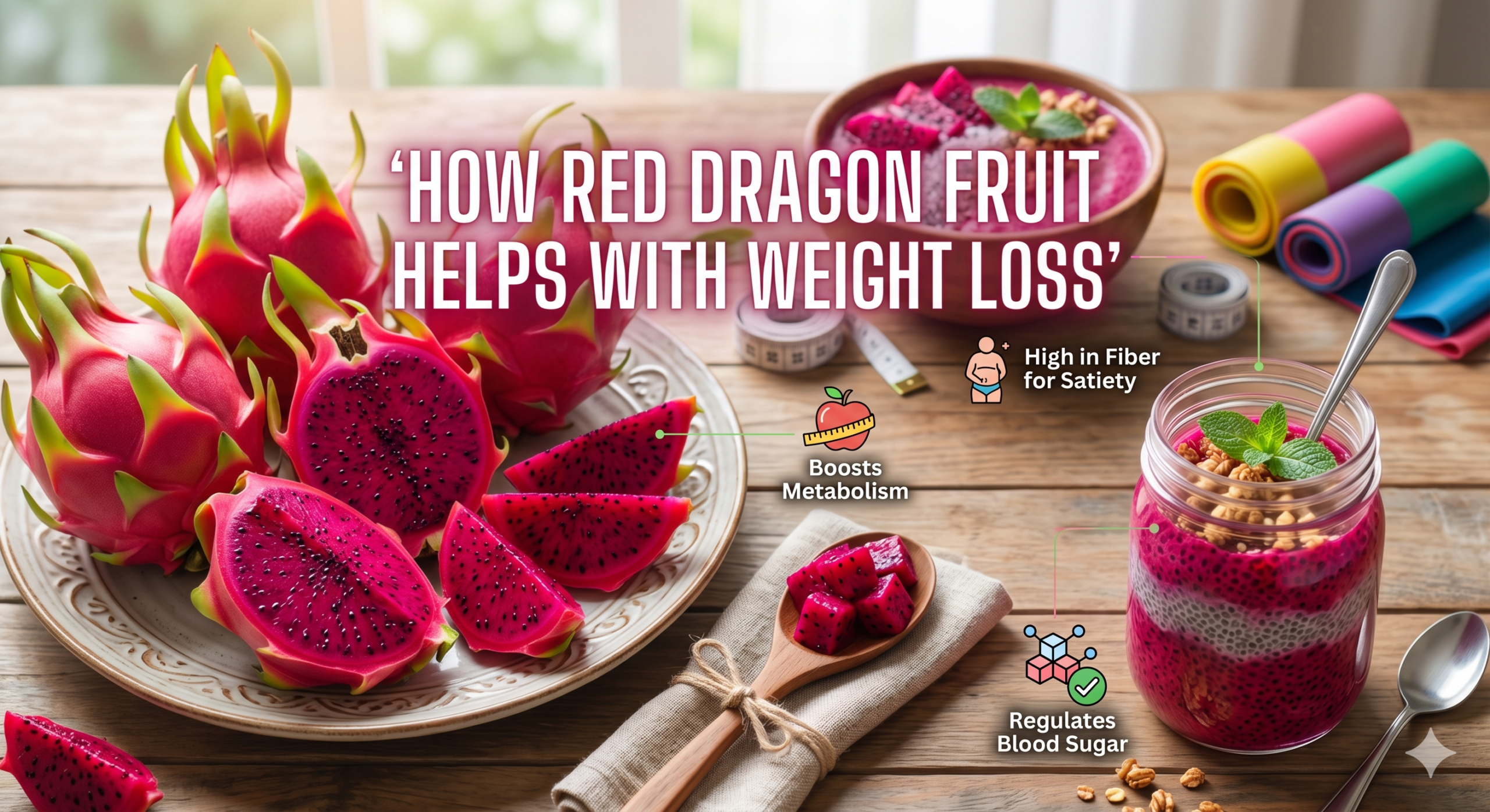 How Red Dragon Fruit Helps With Weight Loss