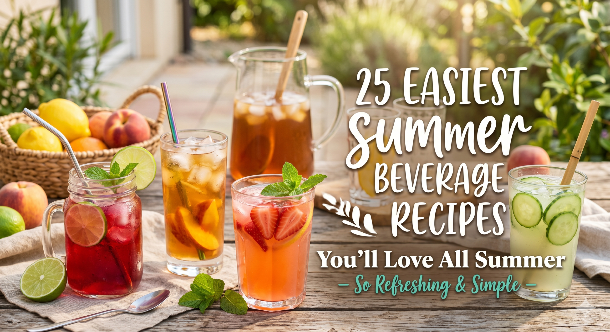 25 Easiest Summer Beverage Recipes You’ll Love All Summer – So Refreshing & Simple