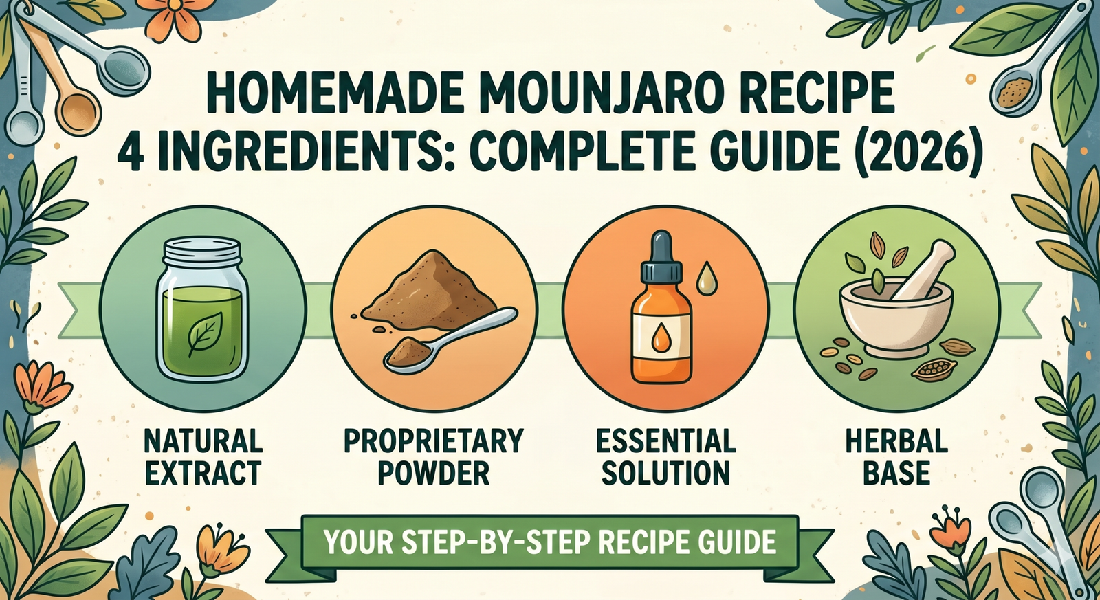 Homemade Mounjaro Recipe 4 Ingredients: Complete Guide (2026)