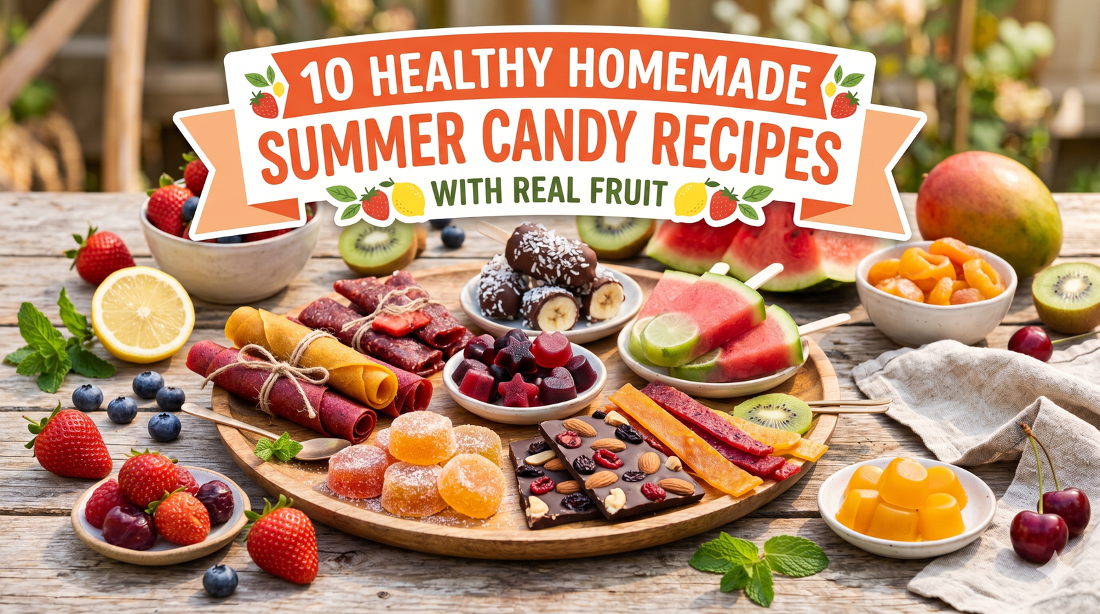 10 Healthy Homemade Summer Candy Recipes With Real Fruit