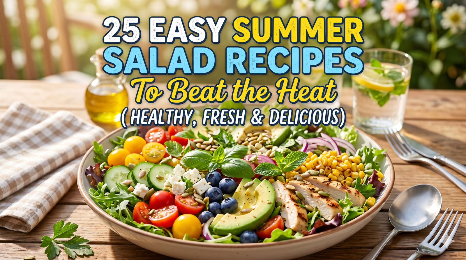 25 Easy Summer Salad Recipes to Beat the Heat (Healthy, Fresh & Delicious)