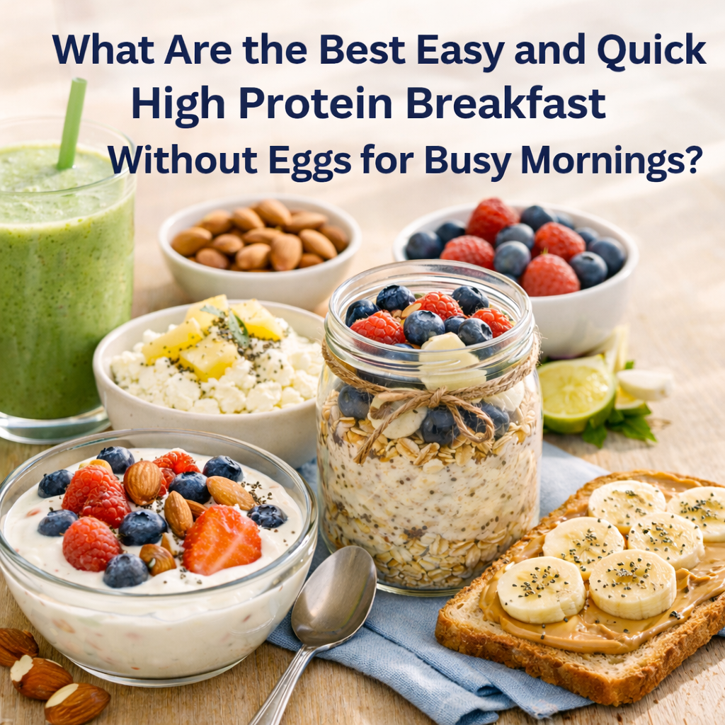What Are the Best Easy and Quick High Protein Breakfast Without Eggs for Busy Mornings?
