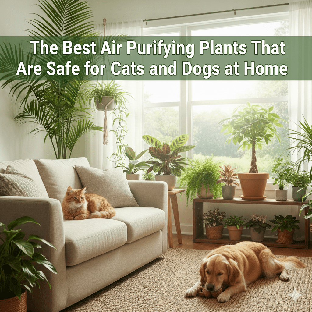 The Best Air Purifying Plants That Are Safe for Cats and Dogs at Home