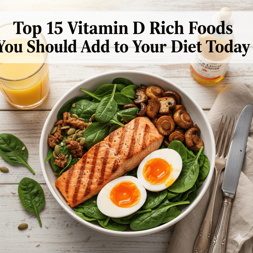 Top 15 Vitamin D Rich Foods You Should Add to Your Diet Today