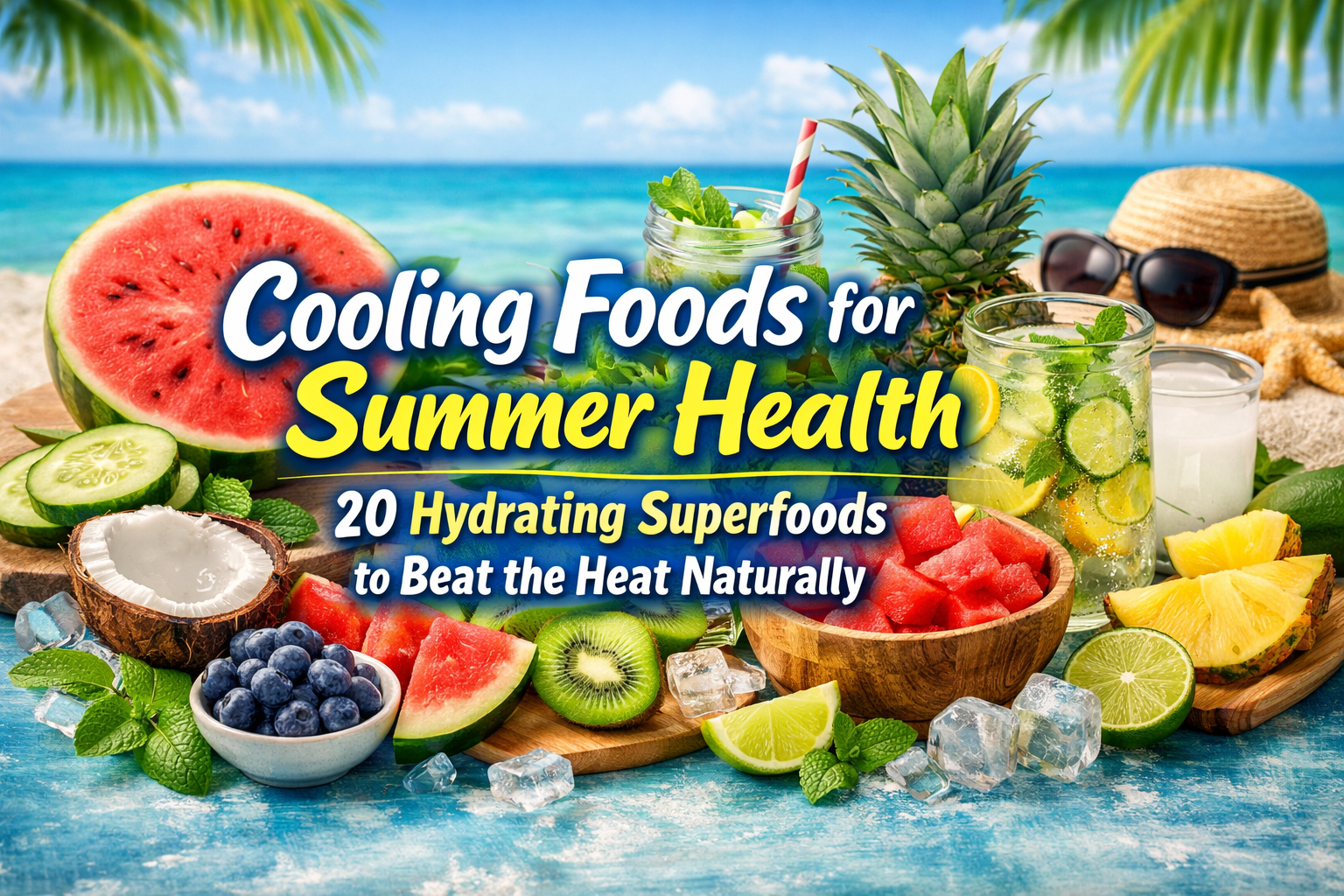 Cooling Foods for Summer Health: 20 Hydrating Superfoods to Beat the Heat Naturally