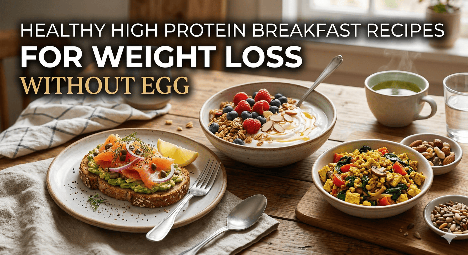 Healthy High Protein Breakfast Recipes for Weight Loss Without Egg