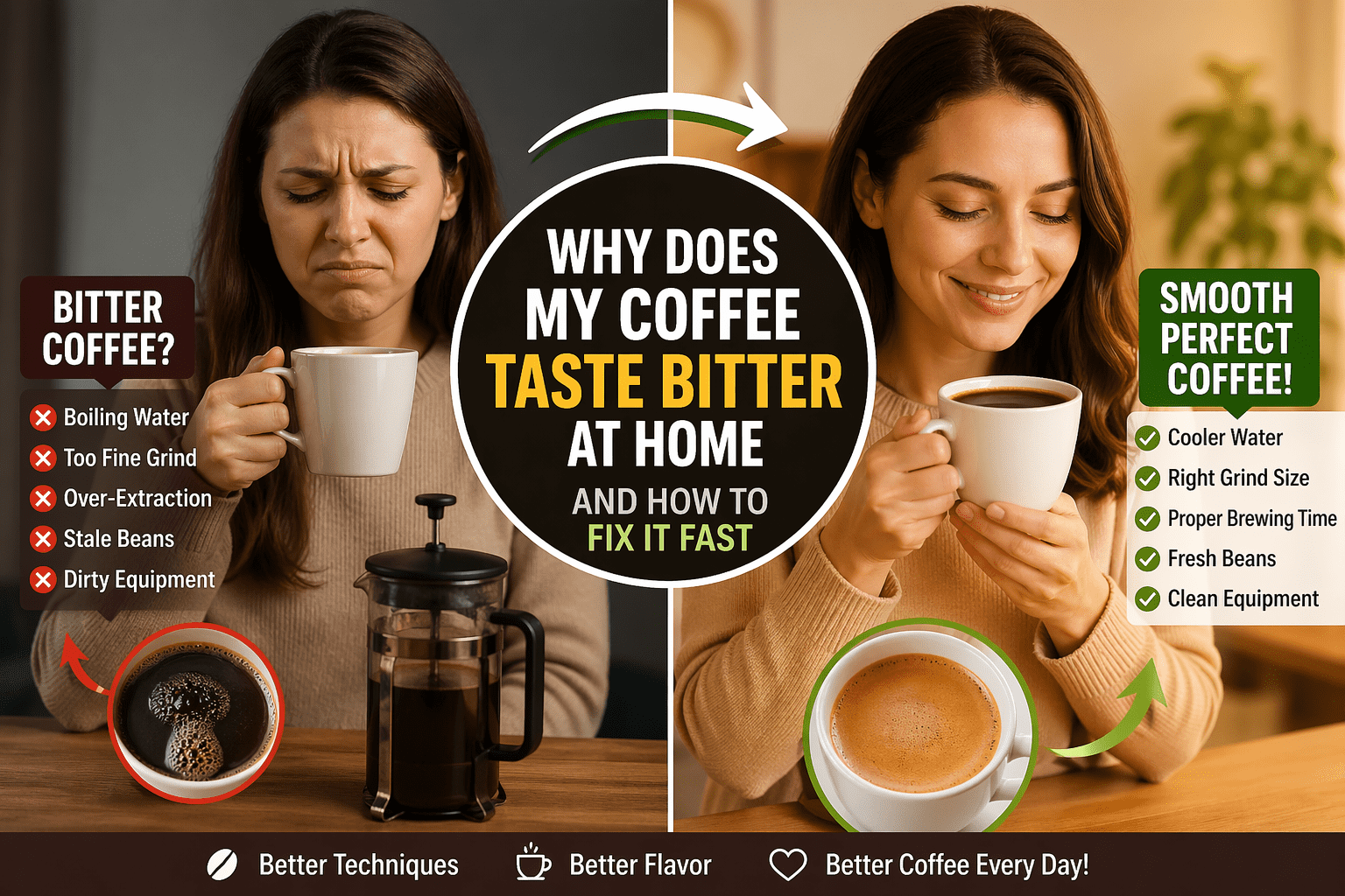 Why Does My Coffee Taste Bitter At Home And How To Fix It Fast