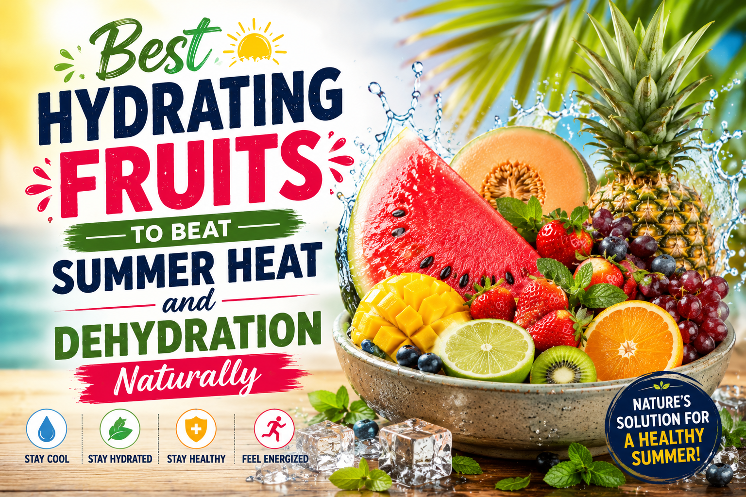 Best Hydrating Fruits to Beat Summer Heat and Dehydration Naturally