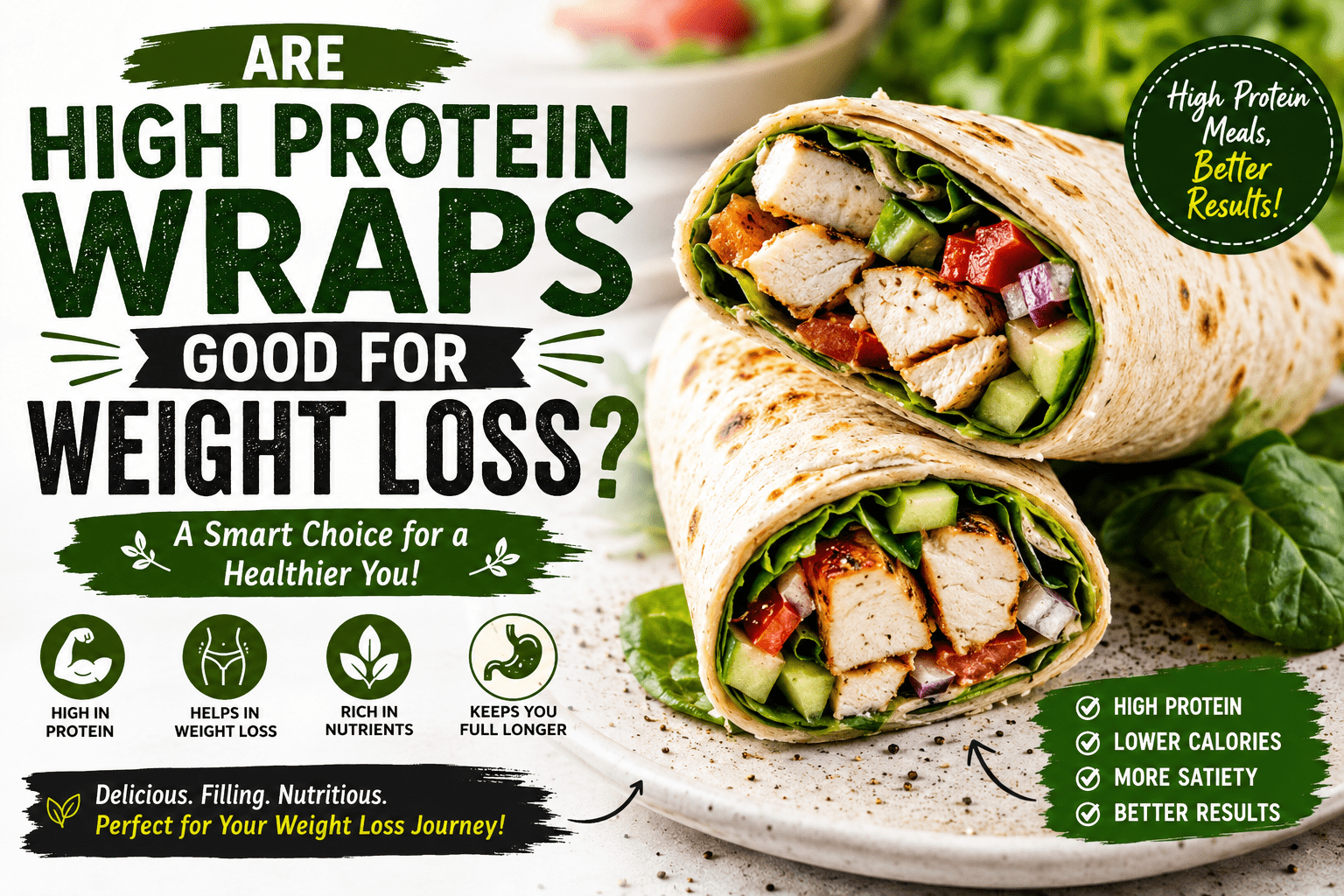 Are high protein wraps good for weight loss?